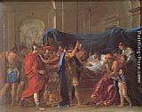The Death of Germanicus - detail by Nicolas Poussin